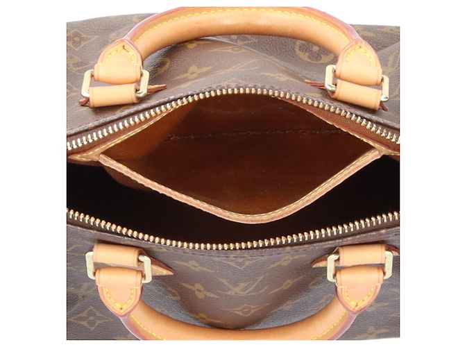 Bolso de mano Louis Vuitton Speedy 25 Monogram Castaño - vista 11