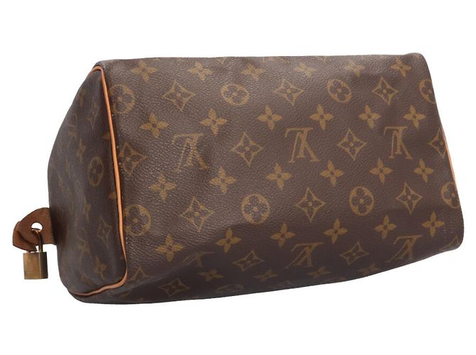 Bolso de mano Louis Vuitton Speedy 25 Monogram Castaño - vista 6
