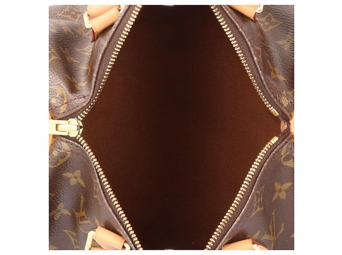 Bolso de mano Louis Vuitton Speedy 25 Monogram Castaño - vista 8