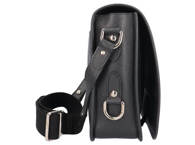 Borsa a tracolla Louis Vuitton Andrey Taiga Nero Grigio - vista 4