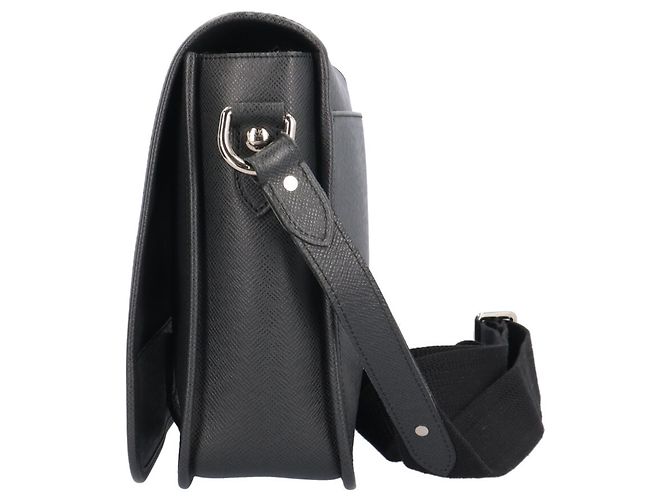 Borsa a tracolla Louis Vuitton Andrey Taiga Nero Grigio - vista 5