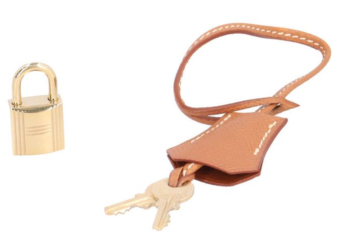 Hermès Sac à main Hermes Birkin 35 en cuir Togo marron Doré - vue 15