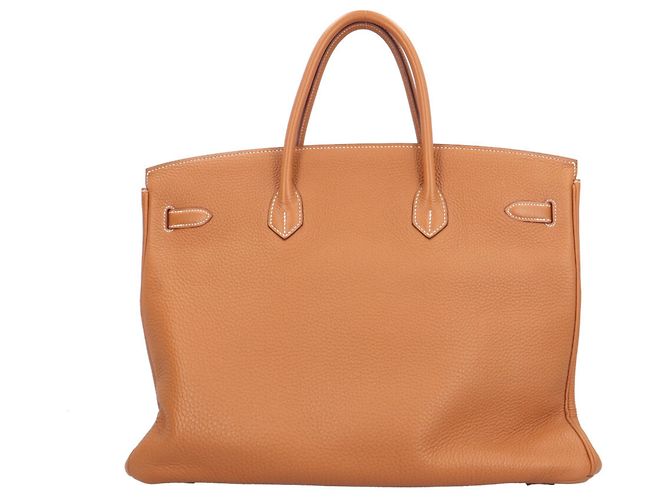 Hermès Bolso Hermes Birkin 40 Castaño Dorado - vista 3