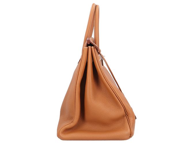 Hermès Bolso Hermes Birkin 40 Castaño Dorado - vista 4