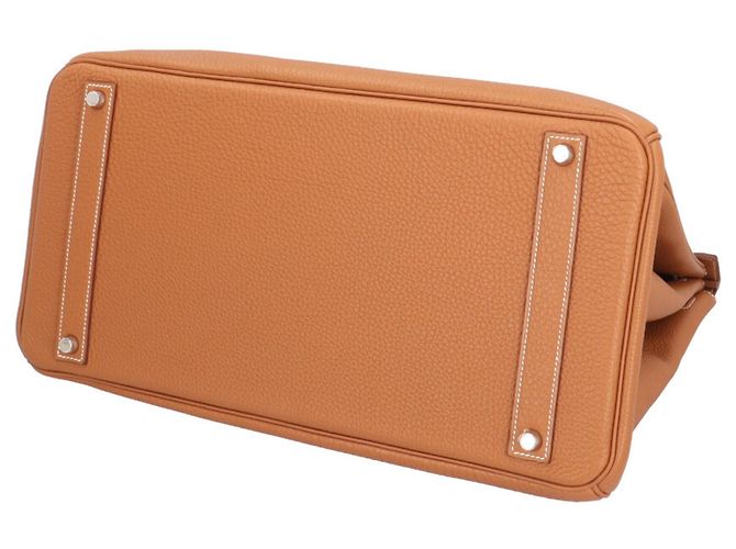 Hermès Bolso Hermes Birkin 40 Castaño Dorado - vista 5