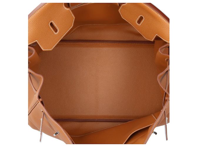 Hermès Bolso Hermes Birkin 40 Castaño Dorado - vista 6