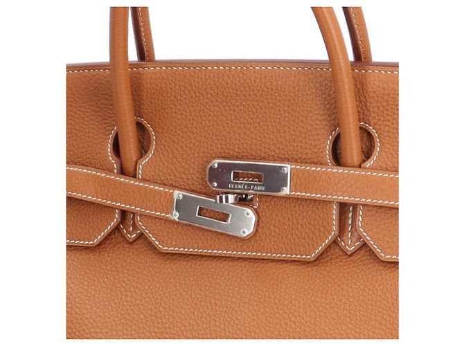 Hermès Bolso Hermes Birkin 40 Castaño Dorado - vista 9