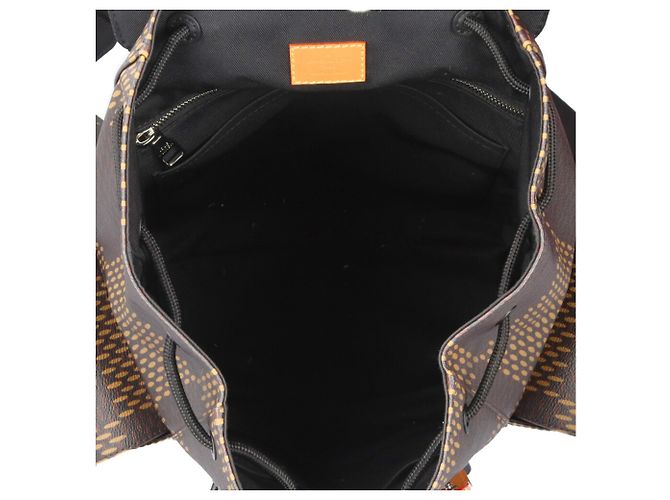 Zaino Louis Vuitton NIGO Collaboration Damier Giant Marrone - vista 6