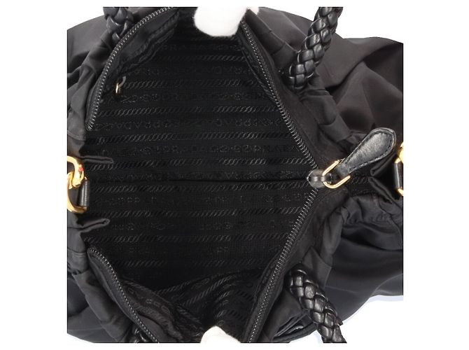 Bolsa de ombro Prada em nylon Preto - vista 6