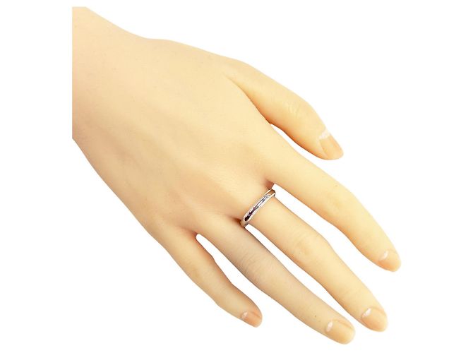 Autre Marque Anello Tiffany & Co. Milgrain in platino - vista 2