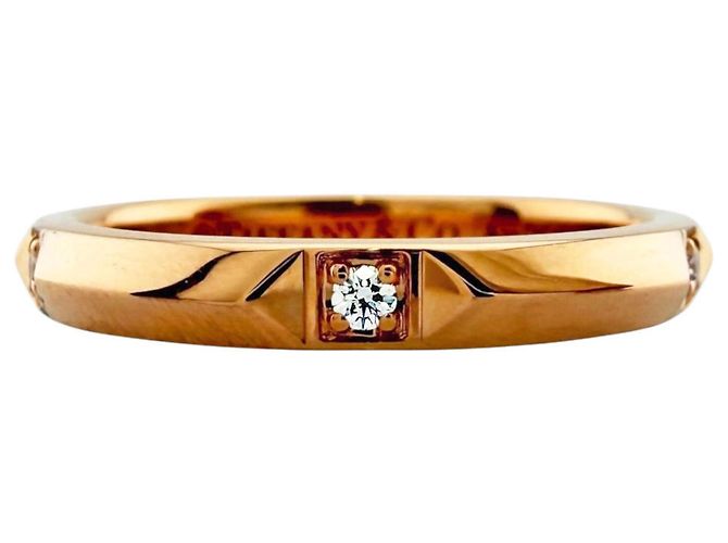 Autre Marque Anello Tiffany & Co. True Band con 5 diamanti - vista 3