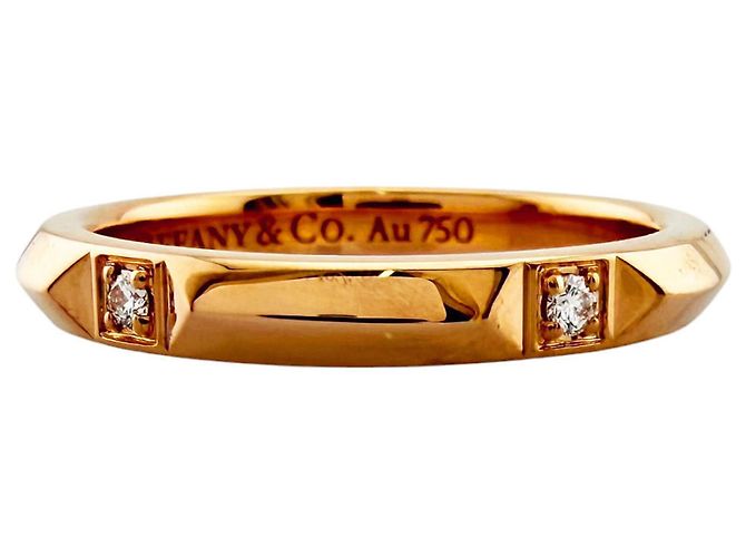Autre Marque Anello Tiffany & Co. True Band con 5 diamanti - vista 4