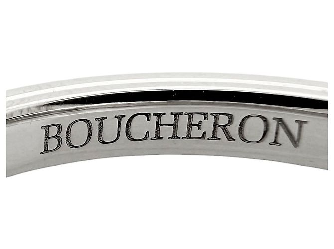 Boucheron Quatre Radiant Halbring aus Platin - Ansicht 6