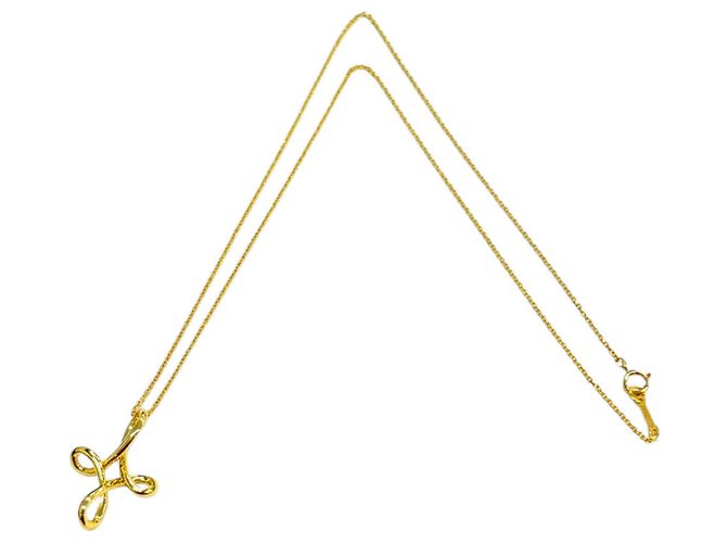 Autre Marque Collana Croce Infinity Tiffany & Co. in Oro Giallo 18K - vista 8