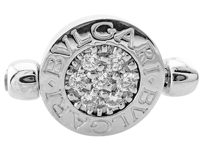 Bulgari Anillo Flip Bvlgari en oro blanco de 18K - vista 4