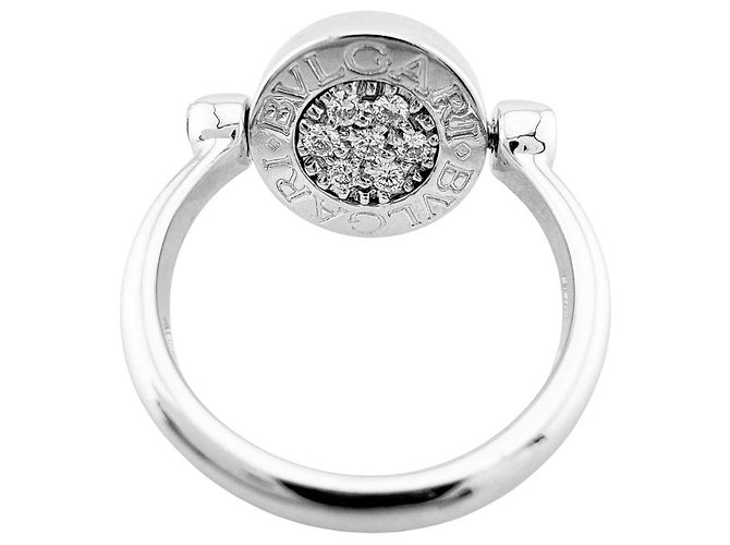 Bulgari Anillo Flip Bvlgari en oro blanco de 18K - vista 7