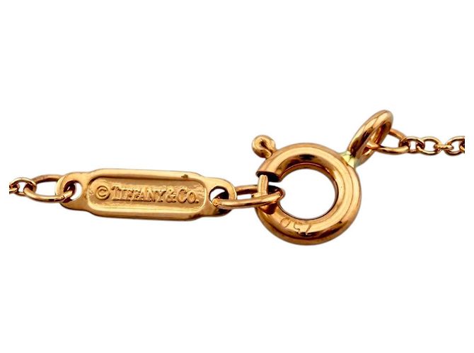 Autre Marque Collana Heart Lock di Tiffany & Co. in oro rosa 18K - vista 6