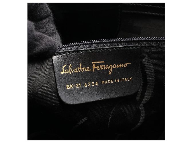 Salvatore Ferragamo Vara Schultertasche Schwarz - Ansicht 4