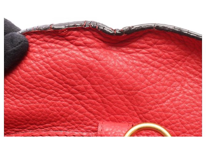 Bolso de hombro Chloé Marcie de piel roja - vista 5