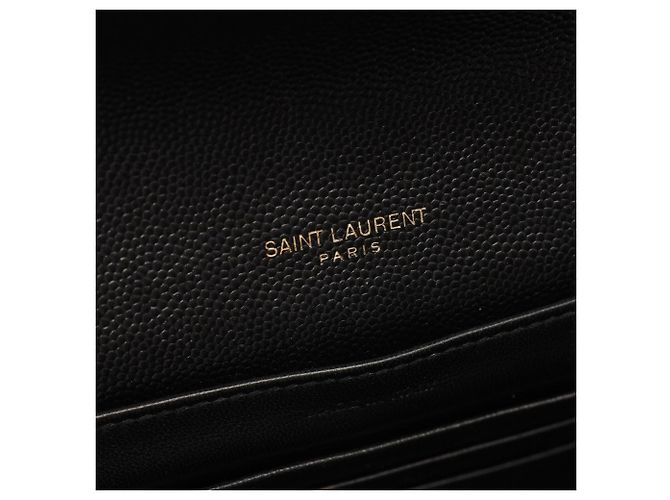 Borsa a tracolla Yves Saint Laurent Paris Cassandra Nero - vista 4