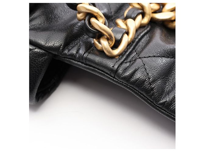 Bolso de hombro Chanel 19 Dixneuf Matelassé Negro - vista 7