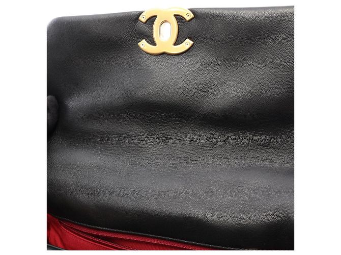 Bolso de hombro Chanel 19 Dixneuf Matelassé Negro - vista 9