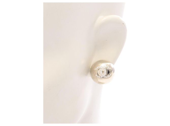 Timeless Chanel B26C Coco Mark Ball Ohrringe Golden - Ansicht 4