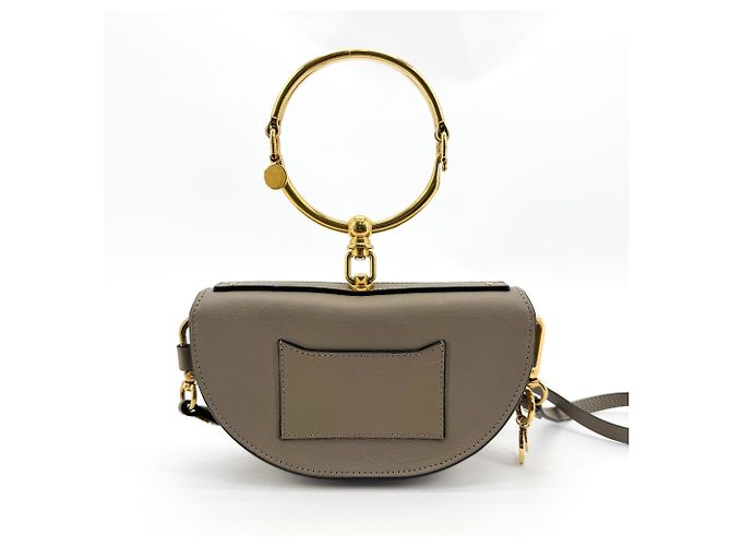 Chloé Chloe Nile Leather Small Braun - Ansicht 2