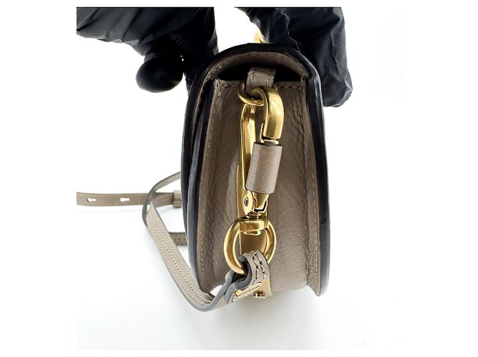 Chloé Chloe Nile Leather Small Braun - Ansicht 3