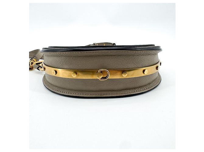 Chloé Chloe Nile Leather Small Braun - Ansicht 7