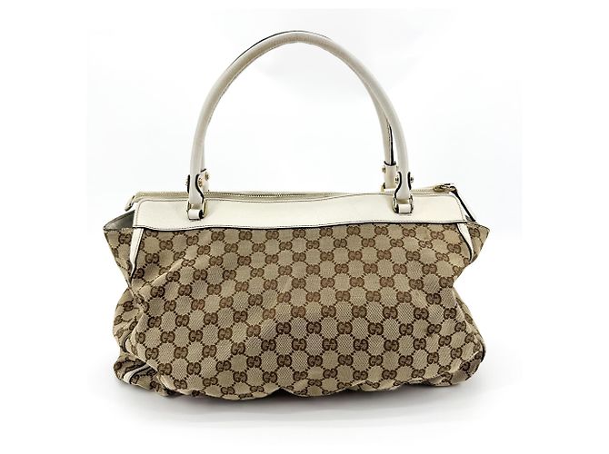 Gucci D-Ring GG Canvas Medium Beige - vista 2