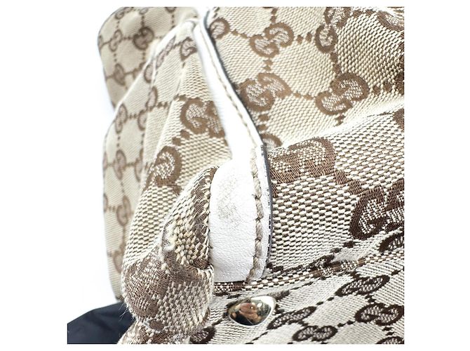 Gucci D-Ring GG Canvas Medium Beige - vista 6