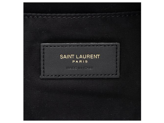 Autre Marque Borsa cintura classica Saint Laurent in pelle di vitello Monogram Cassandre Nero - vista 8