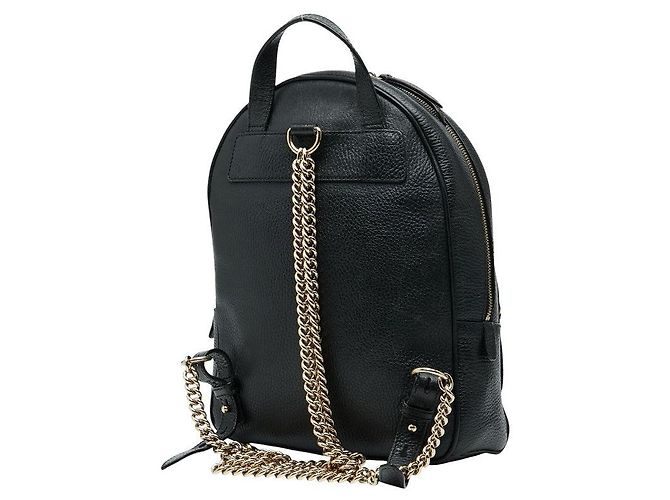 Gucci Soho Interlocking G Backpack Black - view 2