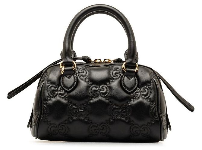 Borsa media Gucci GG Matelassé trapuntata Nero - vista 4
