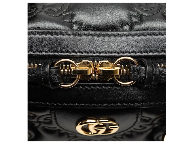 Borsa media Gucci GG Matelassé trapuntata Nero - vista 6
