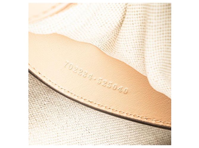 Borsa a tracolla piccola Gucci GG Matelassé Marrone Beige - vista 9