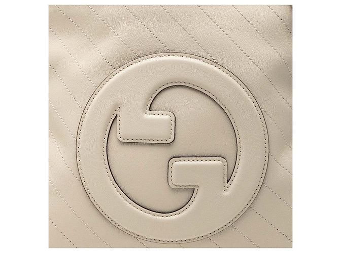 Gucci Blondie Small Tote 2WAY Blanco - vista 4