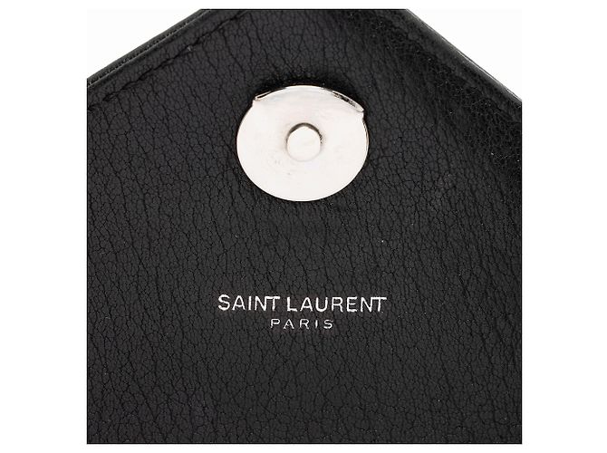 Autre Marque Borsa a tracolla Large College in pelle di vitello matelassé con monogramma Saint Laurent Nero - vista 10