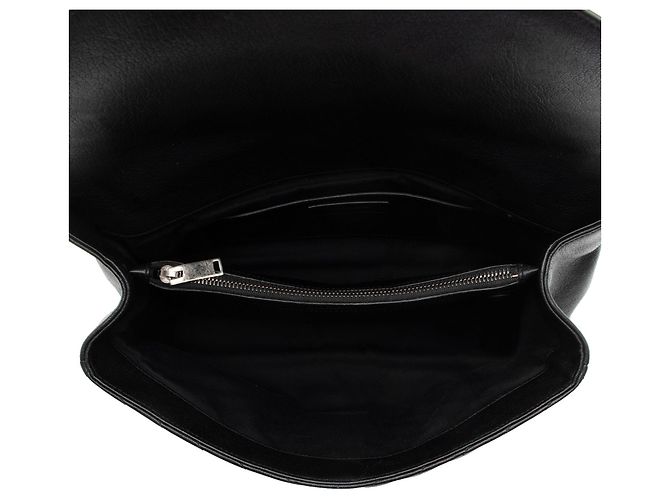 Autre Marque Borsa a tracolla Large College in pelle di vitello matelassé con monogramma Saint Laurent Nero - vista 7