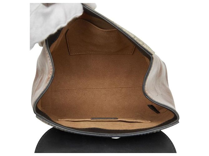 Gucci GG Supreme Padlock Backpack Brown Beige - view 9