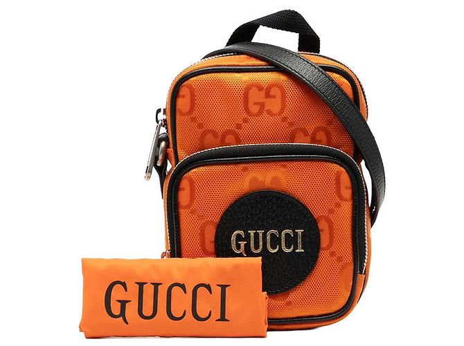 Gucci Off The Grid Schultertasche Orange - Ansicht 7
