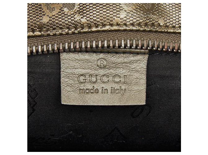 Gucci GG Bedruckte Tote Bag Golden Metallisch - Ansicht 10