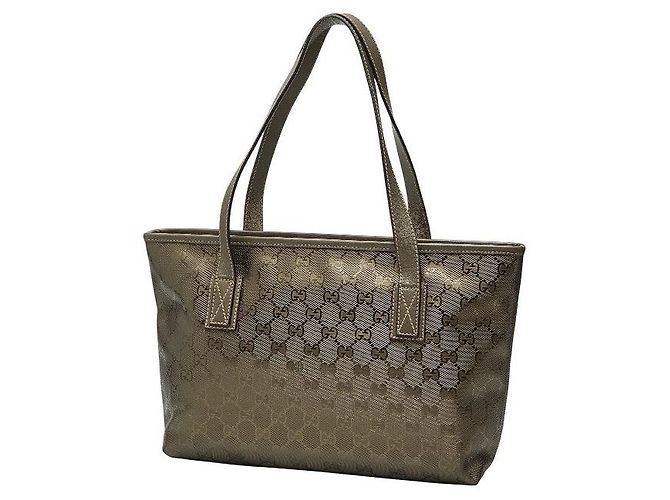 Gucci GG Bedruckte Tote Bag Golden Metallisch - Ansicht 2
