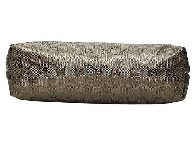 Gucci GG Bedruckte Tote Bag Golden Metallisch - Ansicht 3