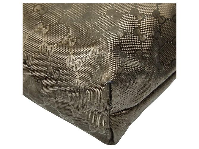 Gucci GG Bedruckte Tote Bag Golden Metallisch - Ansicht 4