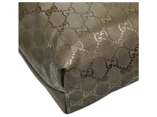 Gucci GG Bedruckte Tote Bag Golden Metallisch - Ansicht 7