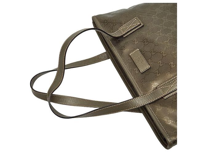 Gucci GG Bedruckte Tote Bag Golden Metallisch - Ansicht 8