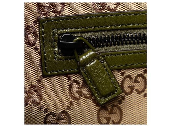 Bolso Tote con Cordón Gucci Double G Verde - vista 6