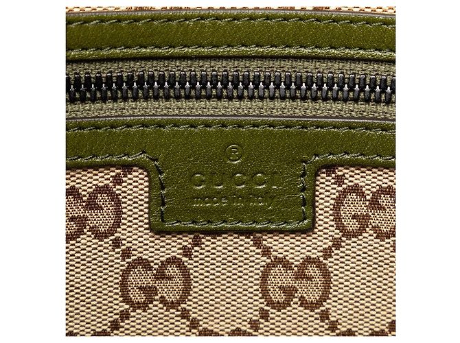 Bolso Tote con Cordón Gucci Double G Verde - vista 7